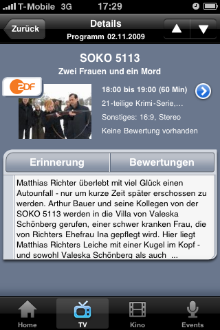 TV Details