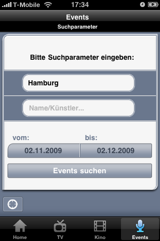 Events Home